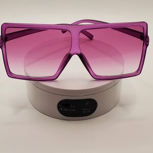 Purple Oversized Sunglasses